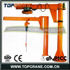 360 Angle Rotate Jib Crane Column Swing Lever jib crane