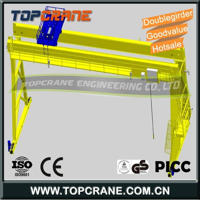 Double girder/beam Gantry Crane 10ton 3
