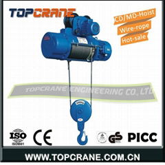 CD/MD1 Wire Rope Electric Hoist For Bridge Cranes