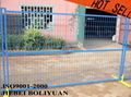 PVC coated/galvanized temporary fence 1