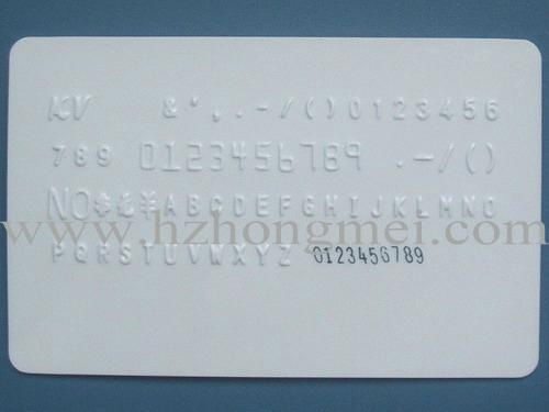 Manual card embosser(common+Italic+MV) 4