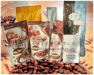 Valved coffee bags