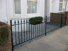 Steel fence