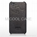 Earl Premium Genuine Leather Back Case for iPhone 4 1