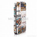 The Street style Premium Genuine Leather Case for iPhone 4 5