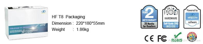 Color screen biometric fingerprint time attendance HF-T8 5