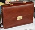 Fingerprint leather briefcase 2