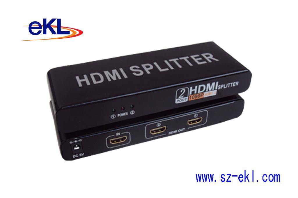HDMI分配器一進二出 2