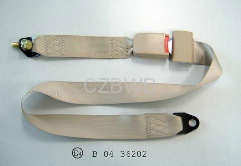 2-point static safety seat belt 3