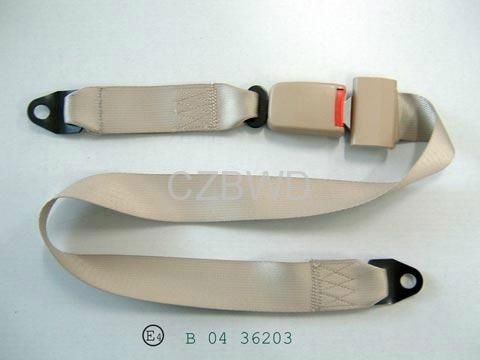 Simple 2-point safety seat belt  2