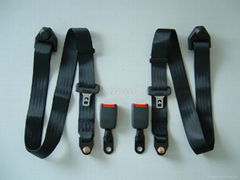 Simple 3-point safety belt 