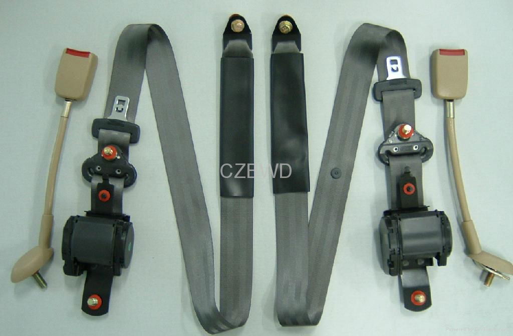 3-point emergency locking car safety belt