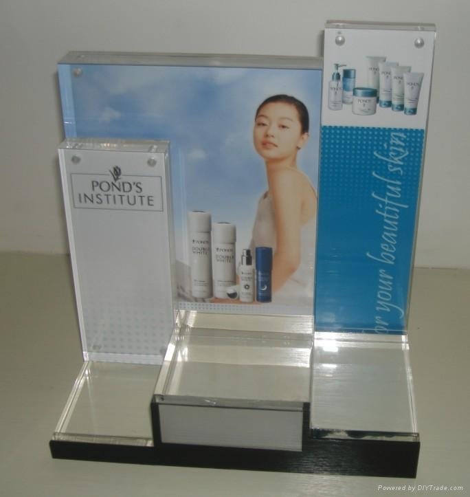 acrylic cosmetic display and rack and box and stand OEM and ODM available 5