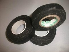Black color rubber adhesive fabric tape