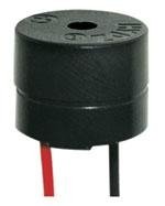 12*6mm magnetic buzzer with wire terminal