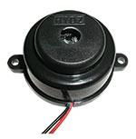 Piezo buzzer with warning tone