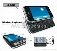 Bluetooth keyboard for iPhone4 with charging function