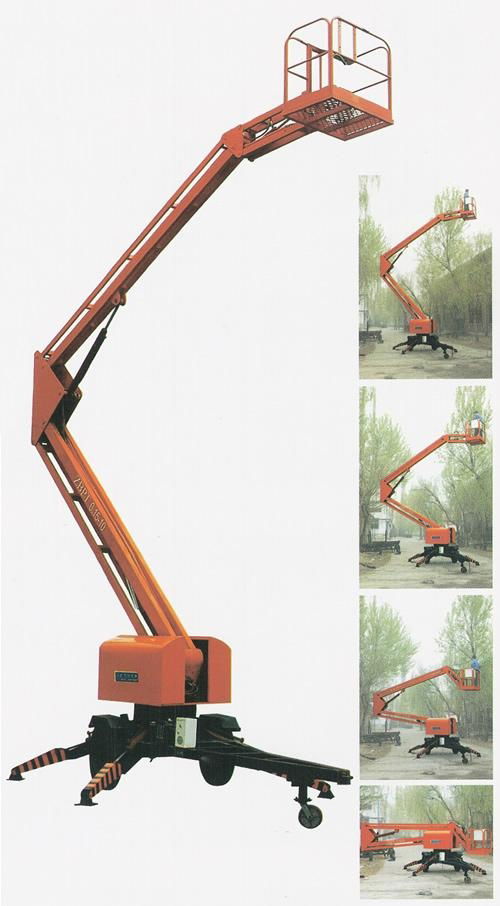 trailing articulated boom lift