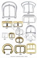 metal shoe buckles and accessories