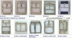 inner label Metal pin buckle for belts 