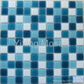 Mixed Color Crystal Mosaic Tile