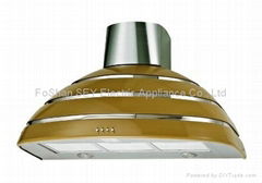 hemisphere style range hood