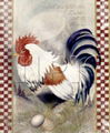 Modern abstract chicken canvas print painting 2