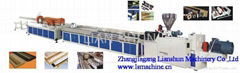 PVC profile extrusion line