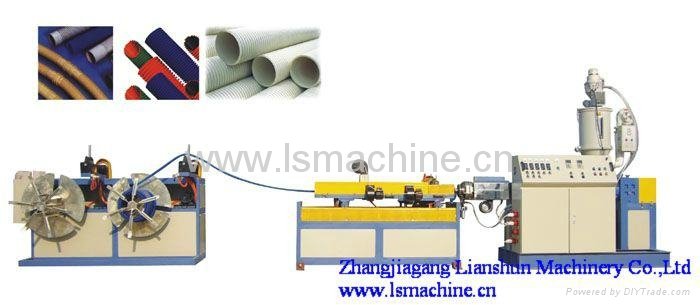 16mm-50mm single wall corrugated pipe production line