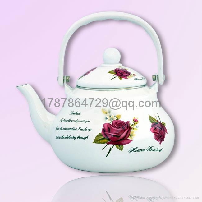 enamel teapot tea kettle