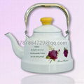 enamel teapot tea kettle enamelware 1