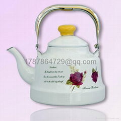 enamel teapot tea kettle enamelware