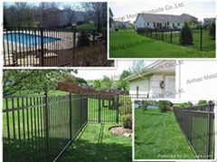 Wrought iron fencing