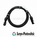 Cable assemblies with 2 meter pv cable