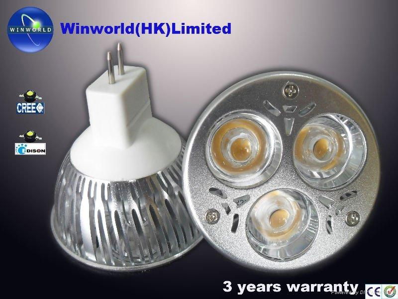 3W MR16 LED spot light