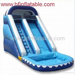 Inflatable slide