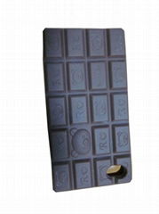 For iPhone 4G silicon cover-chocolate