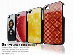 Personalized picture frame case for iphone4