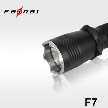 Rechargeable Cree LED Flashlight with Cree XP-G R5 LED and Aluminum Body  2