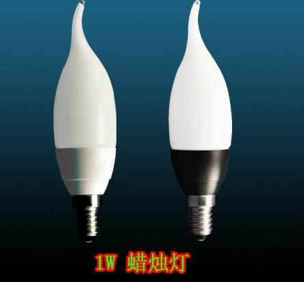 1W LED蠟燭燈