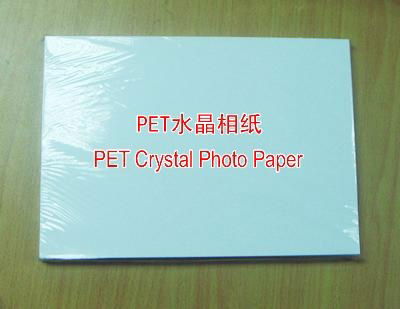 PET crystal photo paper 50 sets / pack 2