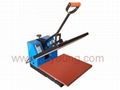 Flat iron heat transfer machine