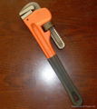 heavy duty pipe wrench (dipped handle)