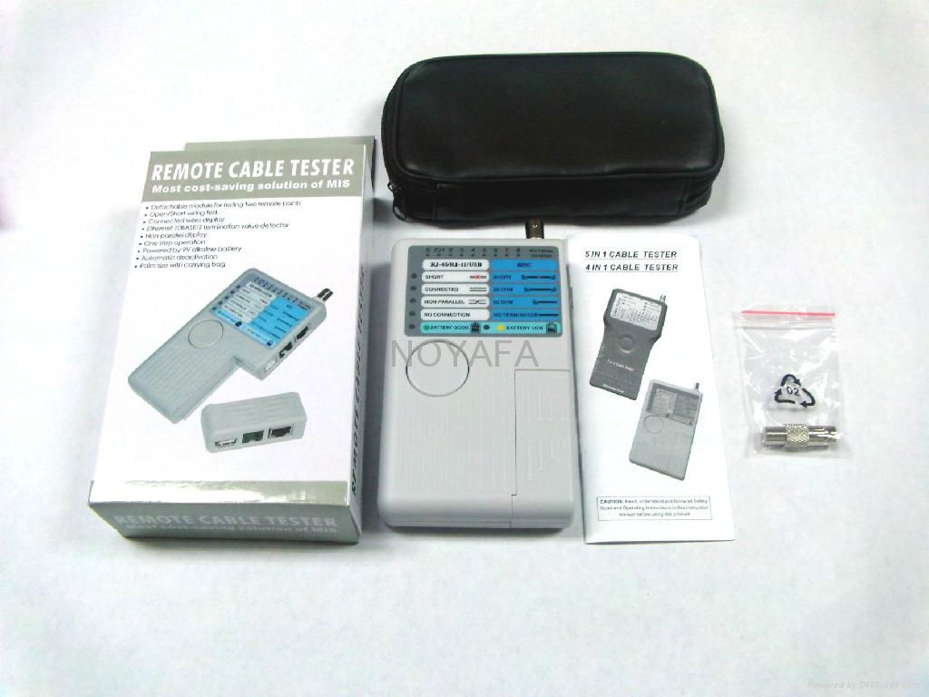 Multi-purpose remote network cable tester  5