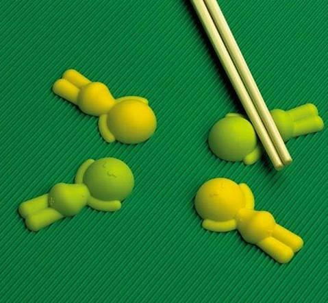 Silicone Chopsticks With Mini Spoon- Cute And Practical 