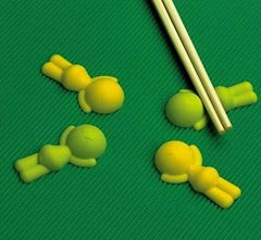 Silicone Chopsticks With Mini Spoon- Cute And Practical 