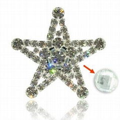 Star magnet brooch