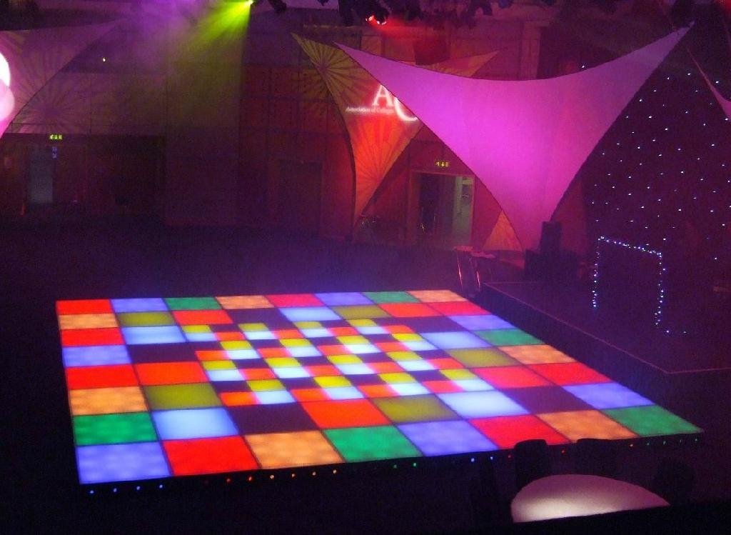P7.62 indoor full color led dancing floor 