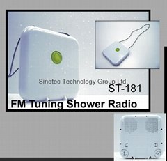 FM Tuning Shower Radio