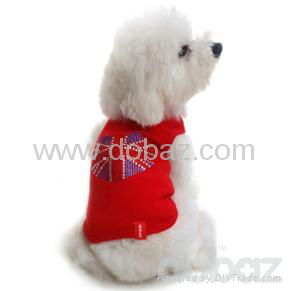 England flag dog vest